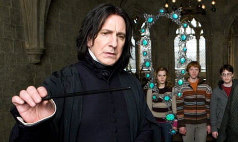 Rickman in Harry Potter and the Half-Blood Prince.