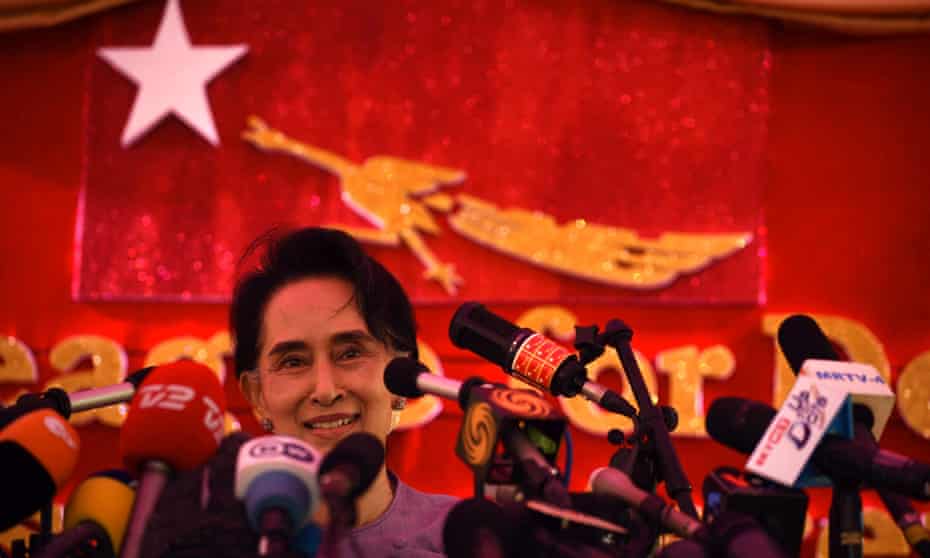 Jailed Myanmar opposition leader Aung San Suu Kyi could hear the verdict in her incitement trial on Tuesday.