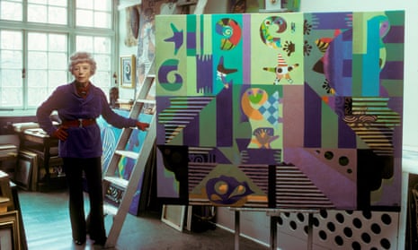 Eileen Agar in her studio, 1977
