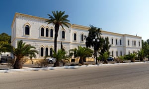 Italian job … the Naval Barracks in Lakki.