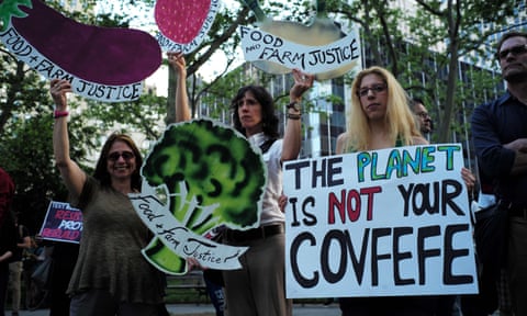 ‘The planet is not your covfefe’: quite so.