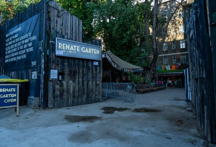 Renate entrance during summer