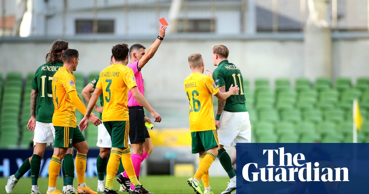 McClean sees red as Ireland and Wales share points in Nations League