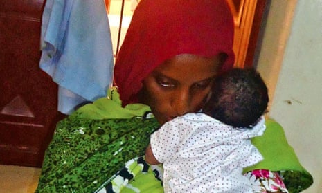 A photo of Meriam Ibrahim and her newborn daughter Maya taken in prison.