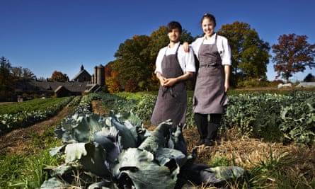 Alexis Bijaoui and Manon Fleury photographed at Stone Barns center by Melanie Dunea for Observer Food Monthly