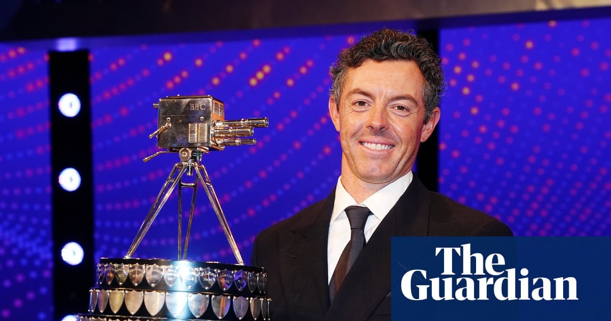 Rory McIlroy named Sports Personality of the Year to end golf’s drought