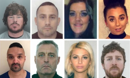 Headshots of other people sentenced over modelling scam.