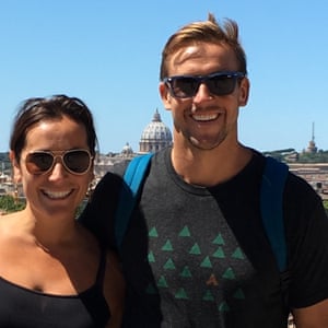 Mark and his wife, Giulia.