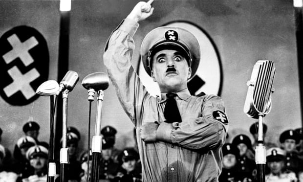 Charlie Chaplin in the Great Dictator