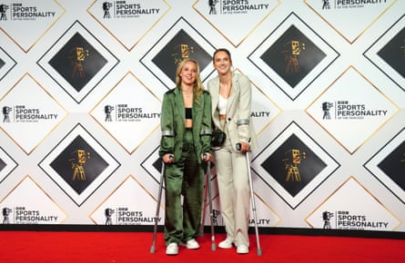 Mead et sa partenaire Vivianne Miedema aux BBC Sports Personality of the Year Awards l'année dernière.