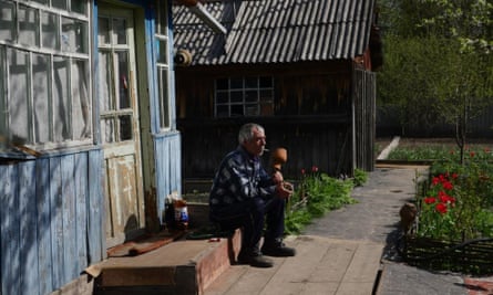 Vasyl Sokirenko who has settled in an abandoned village in the Chernobyl exclusion zone.