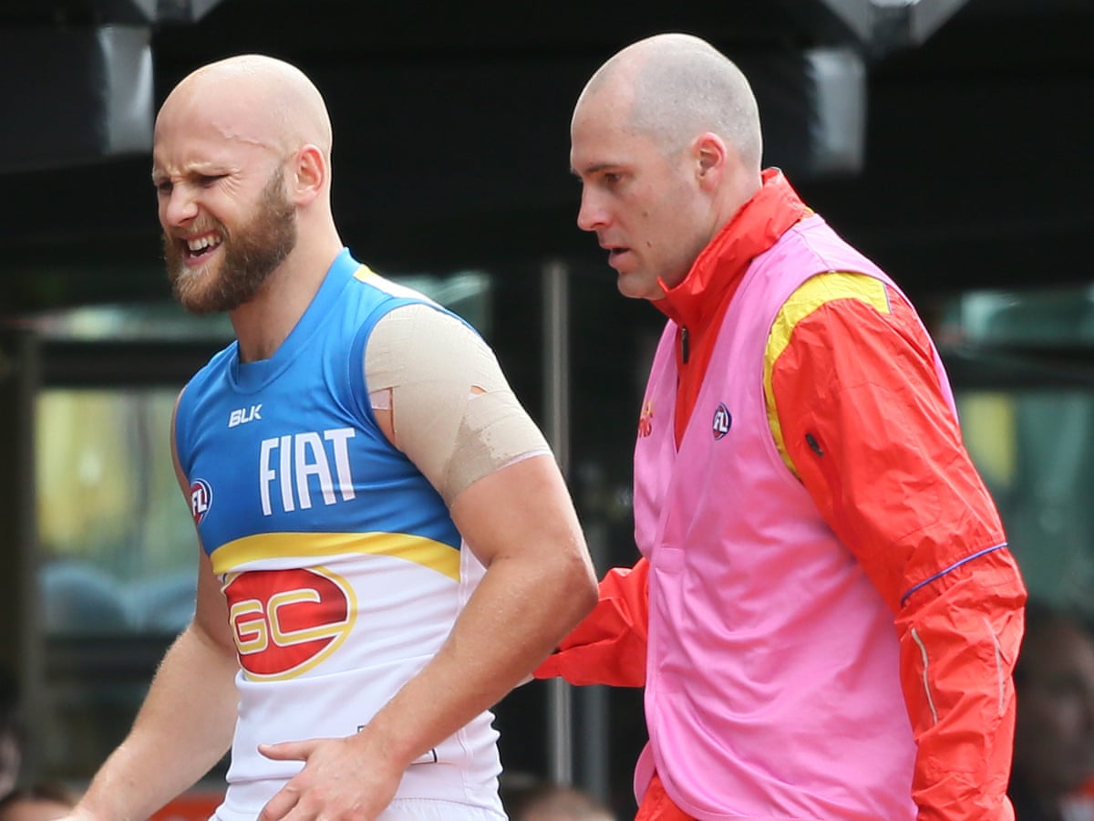 Gold Coast Star Gary Ablett S Season Ended By Medial Ligament