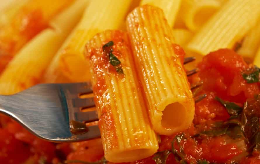 Vegan rigatoni.