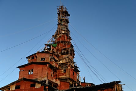 Chen Tianming’s home in southwest Guizhou province, in an image from 2025.