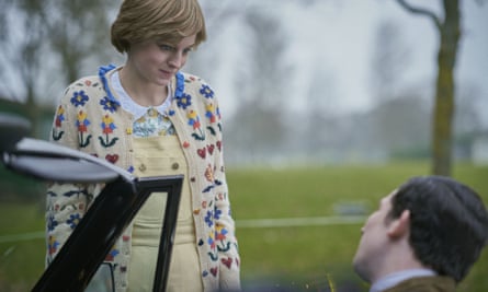 Diana and Charles in The Crown