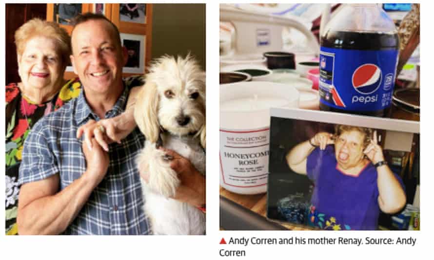 Andy Corren and his mother, Renay.