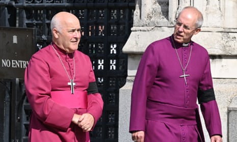 The archbishop of York, Stephen Cottrell (left), and the archbishop of Canterbury, Justin Welby.
