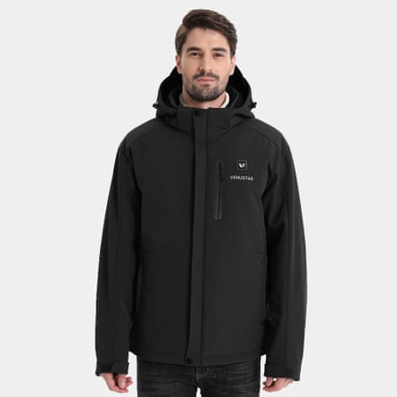 A model wearing a Venustas Heated Jacket