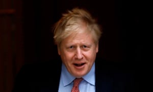 Boris Johnson leaves 10 Downing Street in central London on 18 March 18, 2020, on his way to the House of Commons to attend PMQs