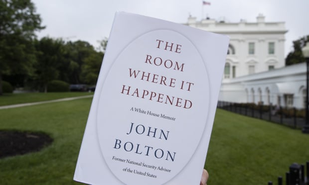 The Room Where It Happened, by former national security adviser John Bolton.