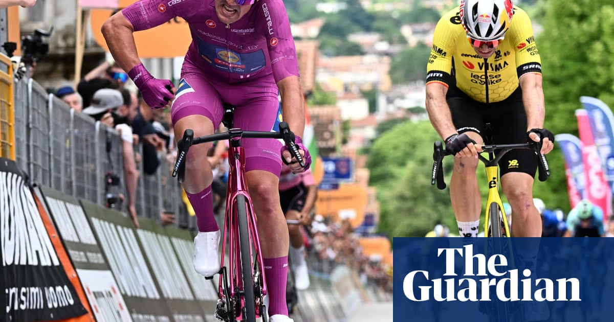 Giro d'Italia: unstoppable Pedersen pips Van Aert in uphill sprint on stage 13