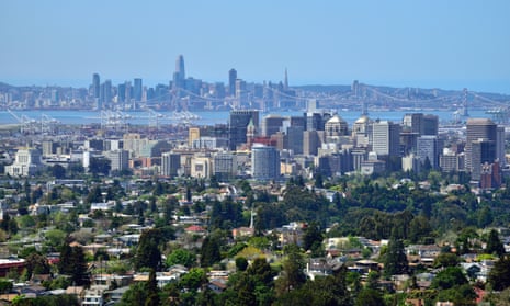 Views of Oakland and San Francisco