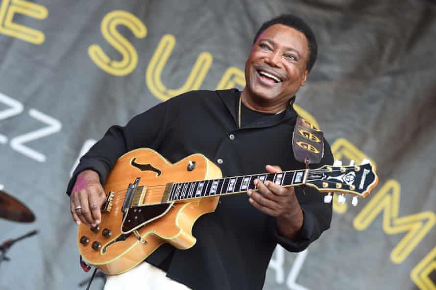 George Benson, who left the stage when he lost his voice