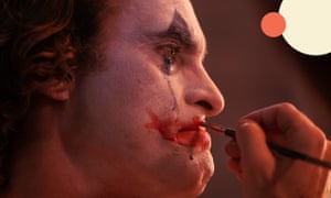 Joaquin Phoenix as Joker.