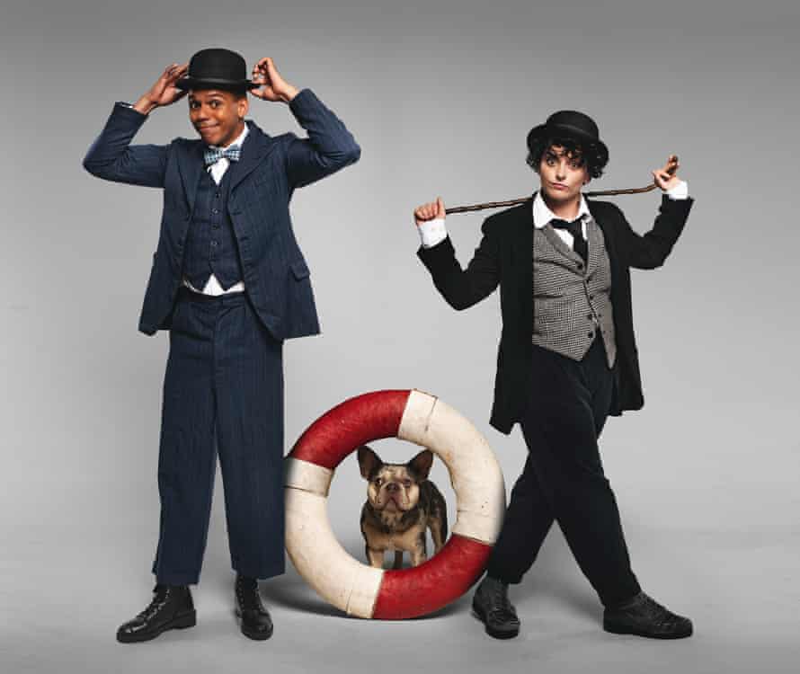 Jerone Marsh-Reid as Stan, Reggie as Scraps, and Danielle Bird as Charlie in Charlie and Stan.