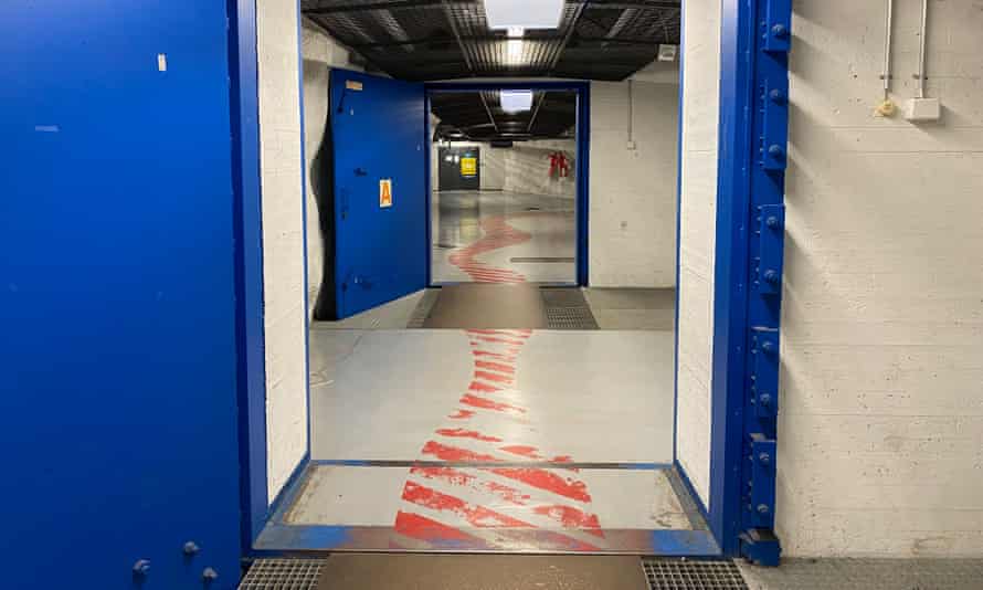 A bomb shelter in Helsinki