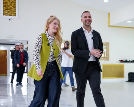 Hannah Spencer and Zack Polanski