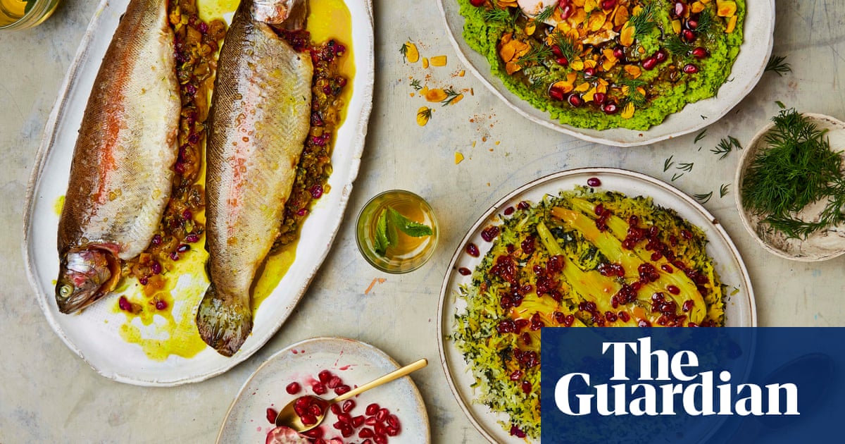 Stuffed trout and herby rice: an Iranian new year feast – recipes