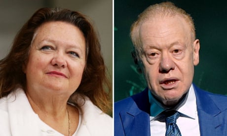 Composite image of Gina Rinehart and Anthony Pratt