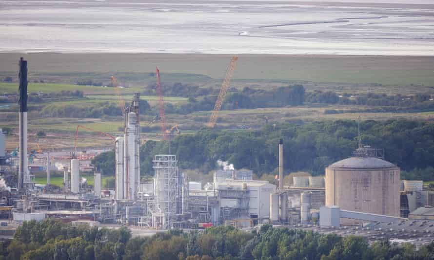 The American-owned CF Fertilisers plant in Cheshire.