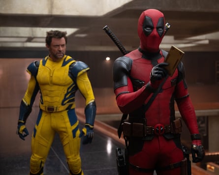 Hugh Jackman and Ryan Reynolds in Deadpool & Wolverine