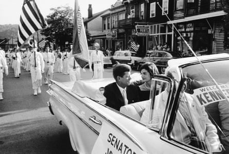 The Kennedys together during JFK’s presidential campaign in 1959.
