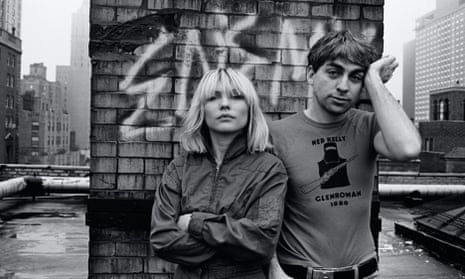 Debbie Harry and Chris Stein of Blondie in 1980. ‘When I look at these photos, I’m not seeing me,’ Harry said. ‘I’m seeing the photos themselves.’