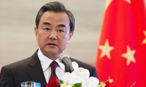 Chinese foreign minister Wang Yi