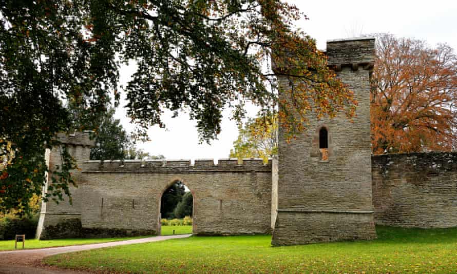 The entrance to Croft Castle’s walled garden