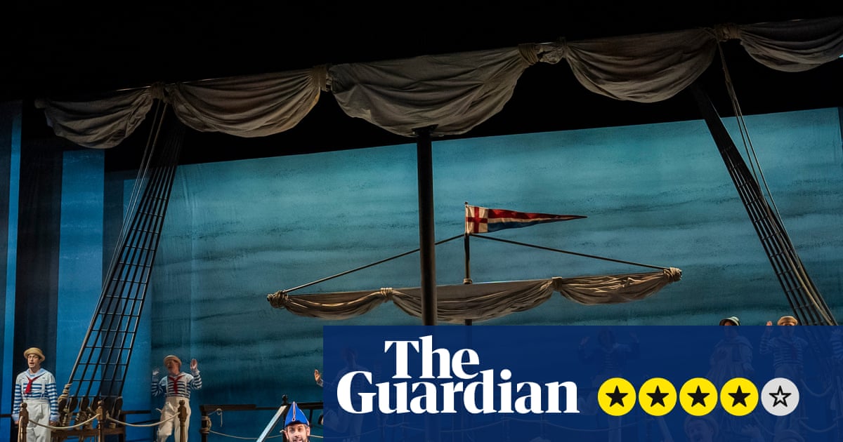 HMS Pinafore review – carry on up the poop deck in ENO’s daffy Gilbert and Sullivan staging