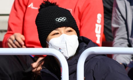 China's Peng Shuai made an appearance at the Winter Olympics in Beijing in February.