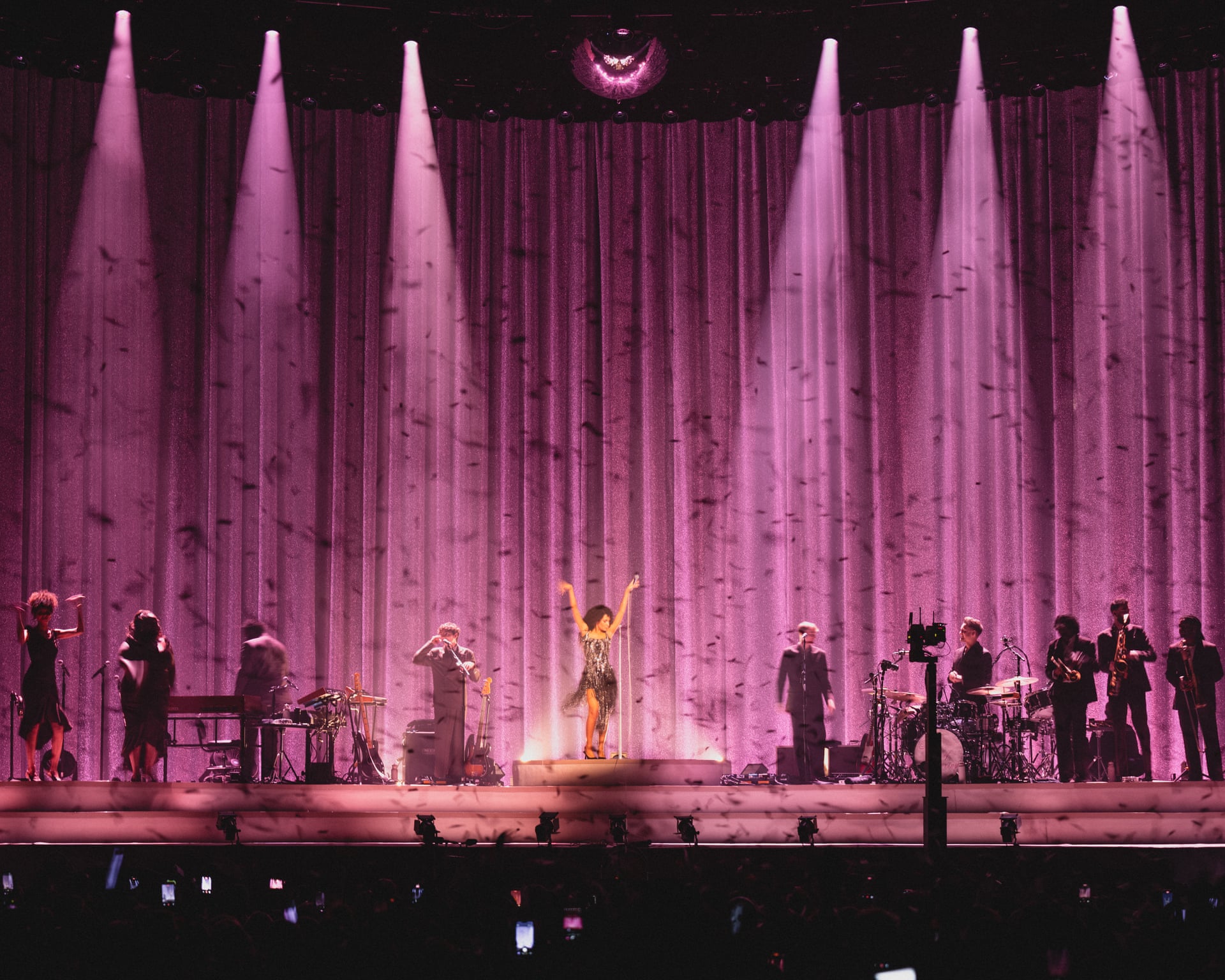 Photo: The Guardian Olivia Dean opens Australian tour at Melbourne's Rod Laver Arena