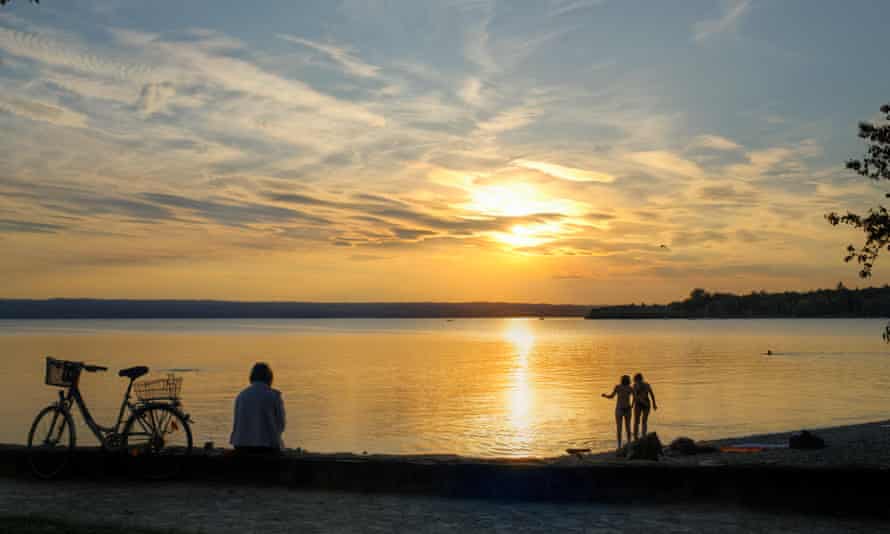 Atardecer en el Ammersee, Herrsching am Ammersee.