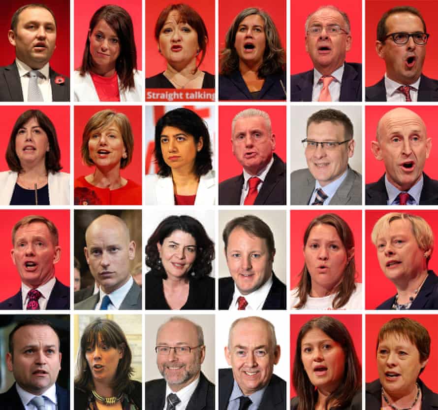 photos of members of Jeremy Corbyn’s shadow cabinet who have resigned