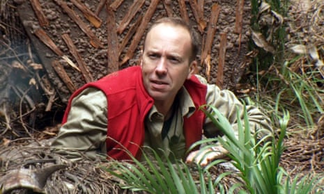A bit of human emotion wouldn’t have gone amiss … Matt Hancock on I’m a Celebrity.