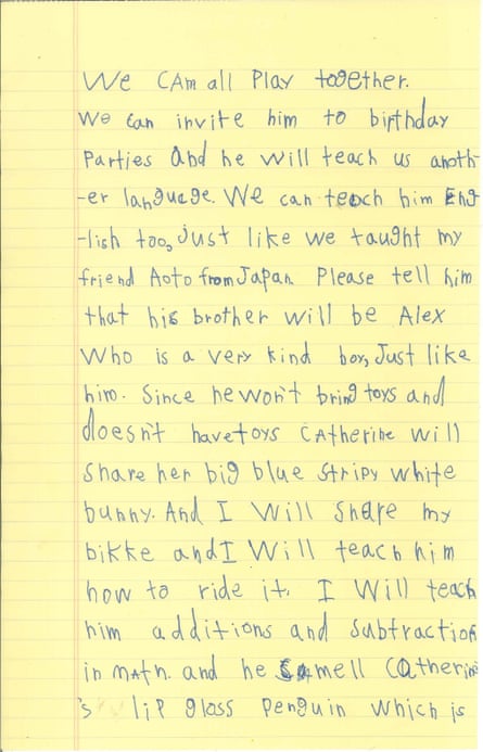 Alex letter to Barack Obama, page two.