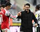 Arteta hails Arsenal after ‘remarkable’ comeback victory against Newcastle