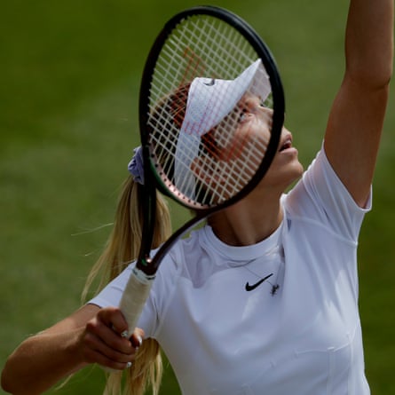 Tom Jenkins’ best shots of Wimbledon 2022 – in pictures | Wimbledon 2022 27 Katie Boulter during her defeat to Harmony Tan on Court 2.