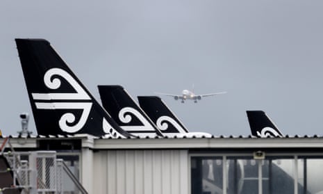 Air New Zealand planes at Auckland airport. From next year, visitors will be able to start arriving without self-isolating. 