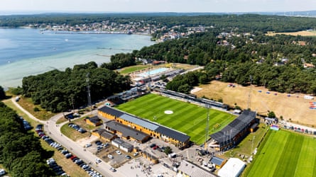 Mjällby play their matches astatine Strandvallen, yards from nan oversea successful Hällevik